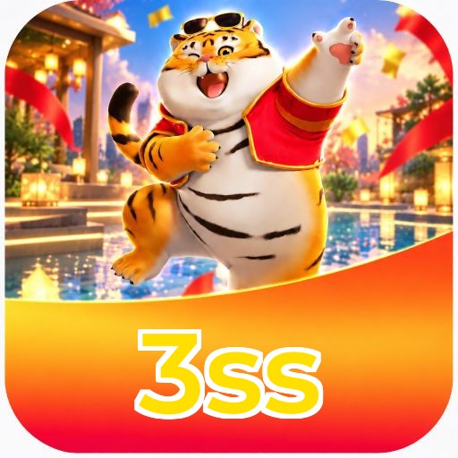 Interface da plataforma 3ss mostrando slots populares e bônus de boas-vindas